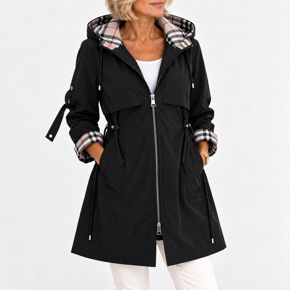 Elena | フード付き防水コート