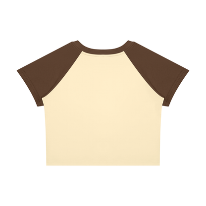 Isabetta | レディース ラグラン カラーブロック ベビー Tシャツ