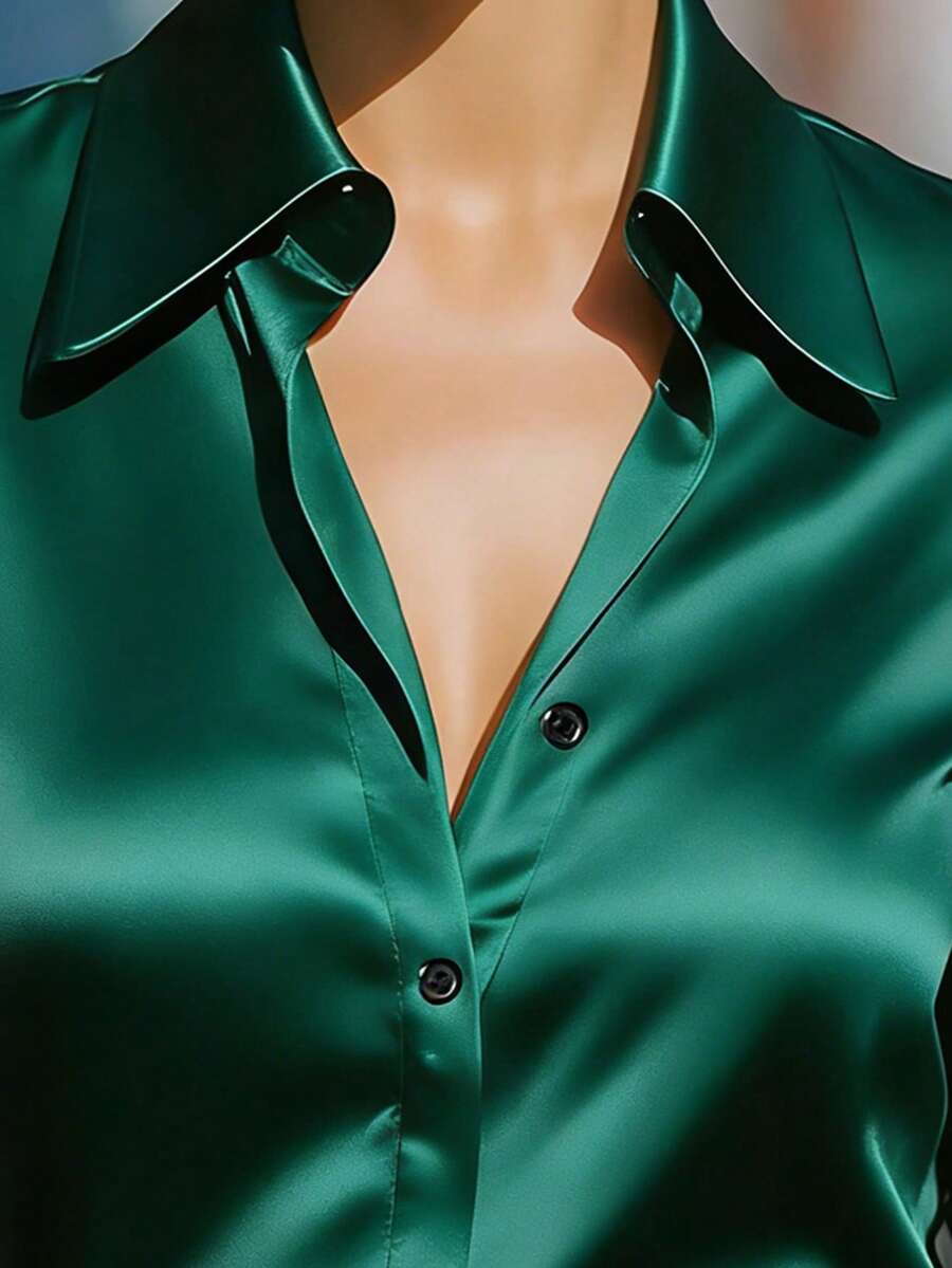 Ellery™ エレガントな透け袖ブラウス