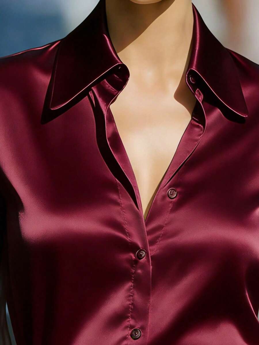 Ellery™ エレガントな透け袖ブラウス