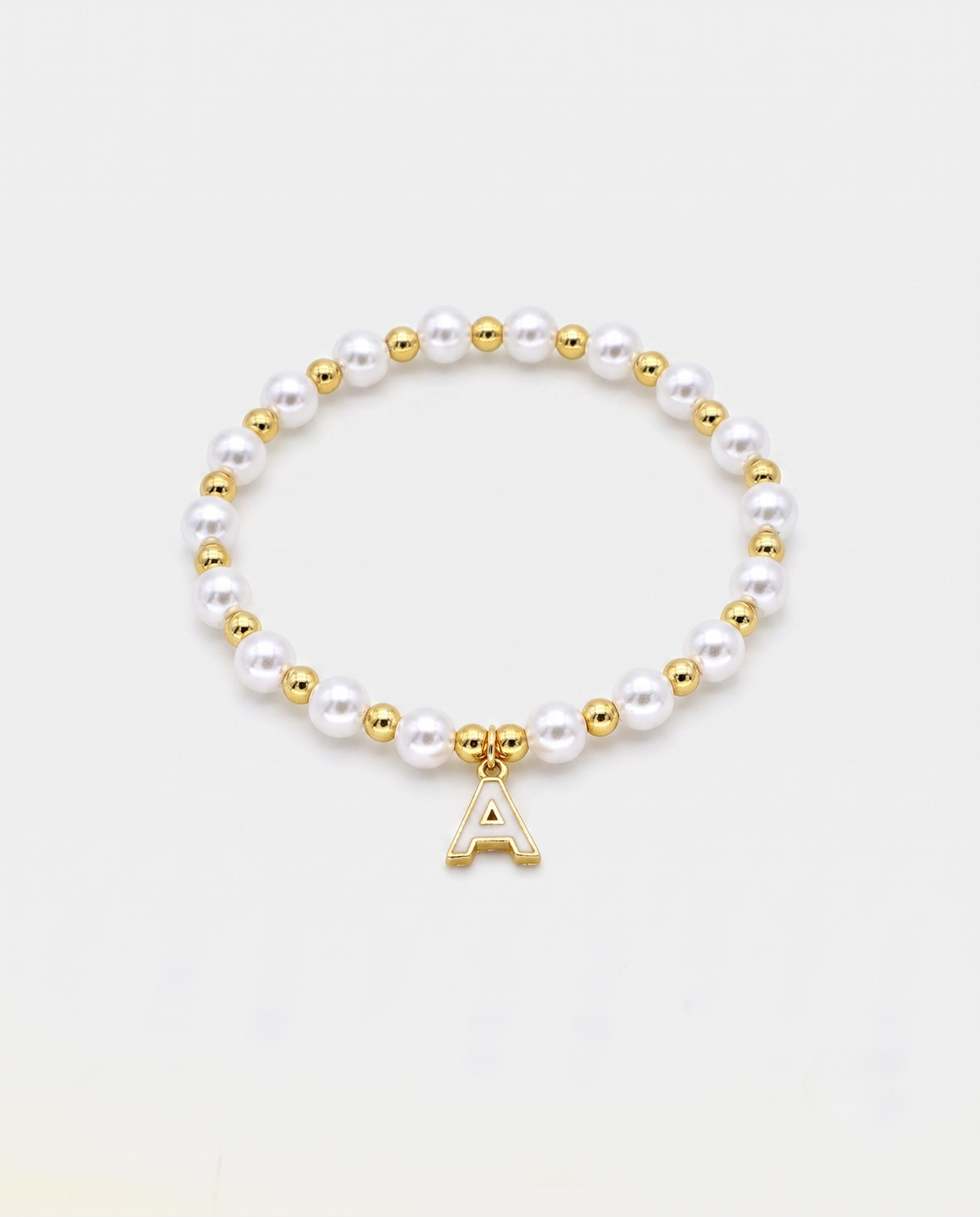 Suzanne | イニシャルパールブレスレット