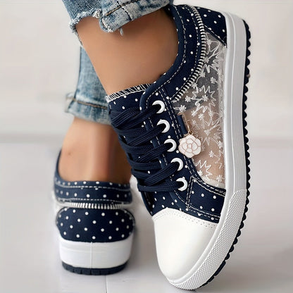 Victoria | 軽量デザインと最大の快適さを兼ね備えた通気性のあるフラワースニーカー