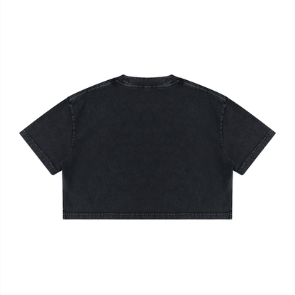 Maeve | レディースミネラルウォッシュコットンクロップTシャツ