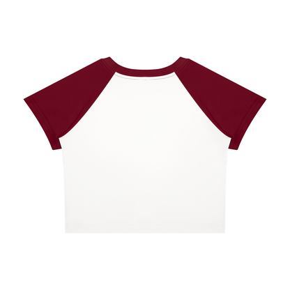 Isabetta | レディース ラグラン カラーブロック ベビー Tシャツ