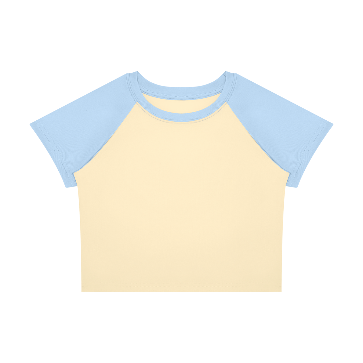 Isabetta | レディース ラグラン カラーブロック ベビー Tシャツ