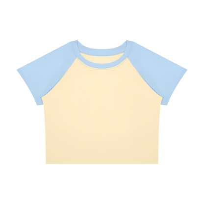 Isabetta | レディース ラグラン カラーブロック ベビー Tシャツ