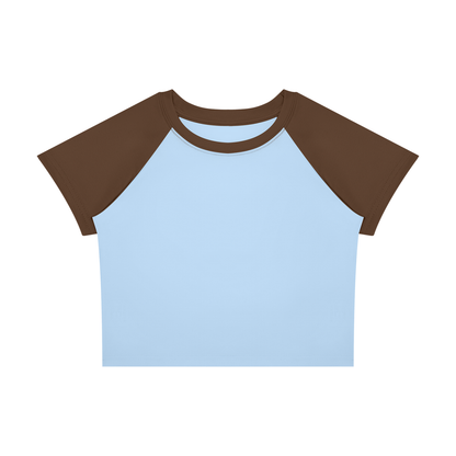 Isabetta | レディース ラグラン カラーブロック ベビー Tシャツ