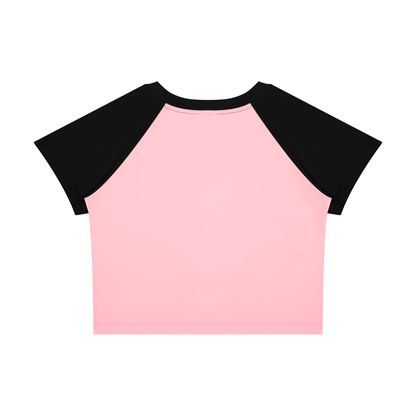 Isabetta | レディース ラグラン カラーブロック ベビー Tシャツ