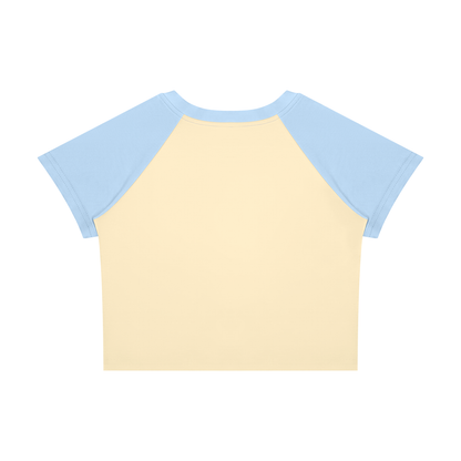 Isabetta | レディース ラグラン カラーブロック ベビー Tシャツ