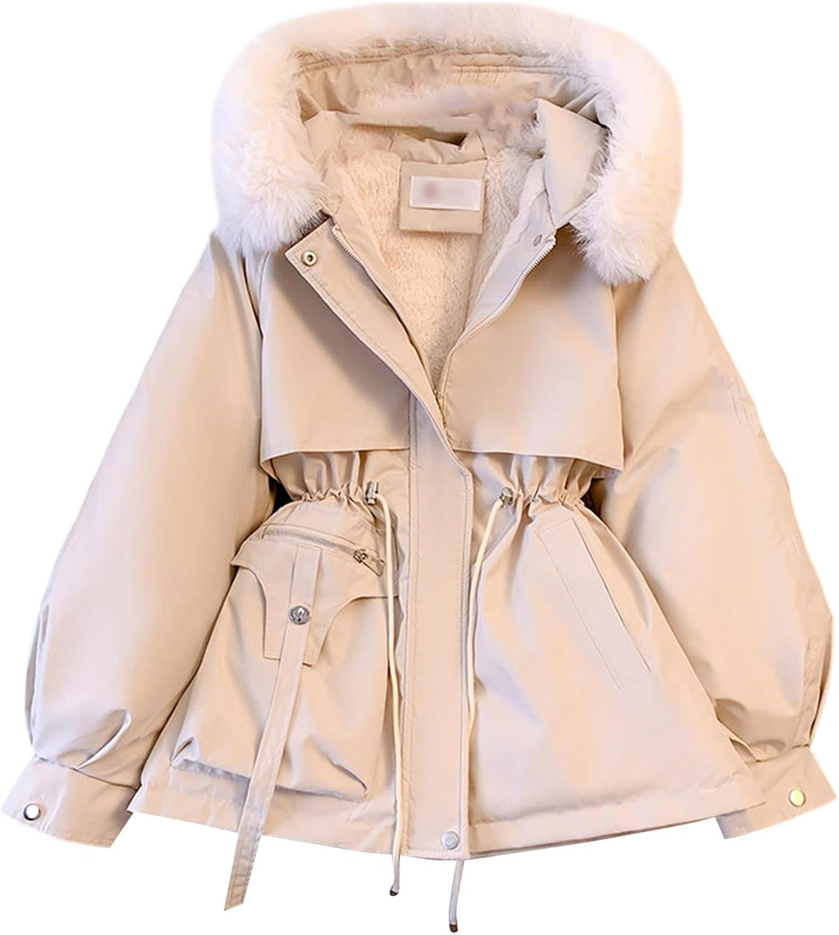 Georgia | フェイクファー付き中綿パーカー