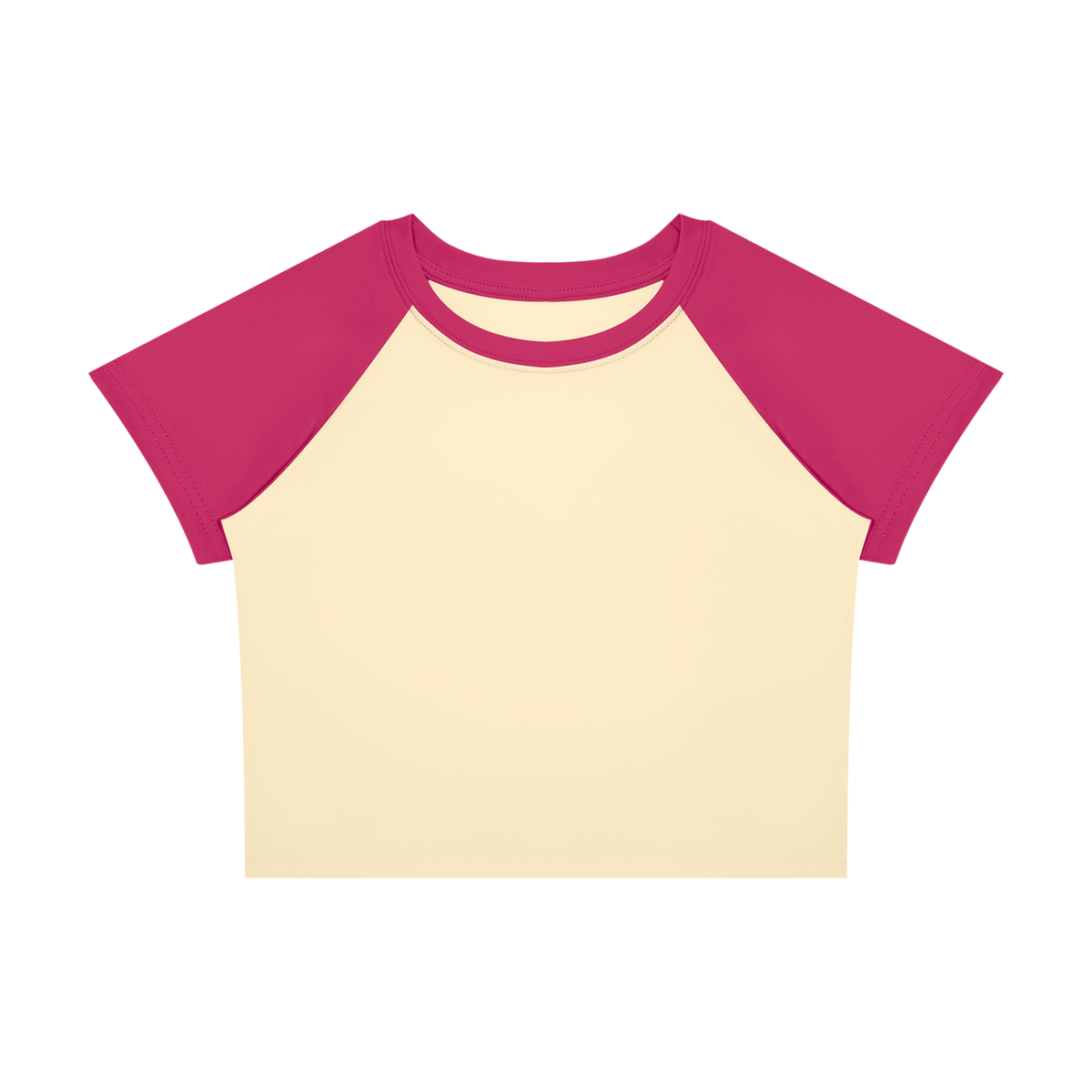 Isabetta | レディース ラグラン カラーブロック ベビー Tシャツ
