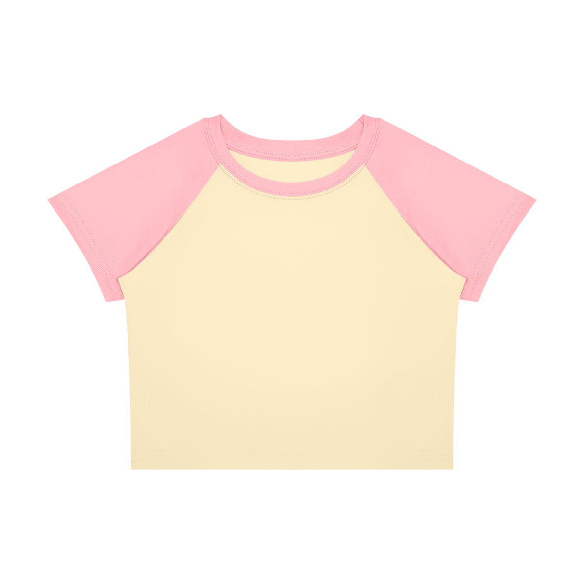 Isabetta | レディース ラグラン カラーブロック ベビー Tシャツ