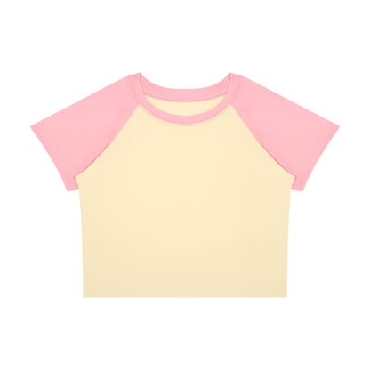 Isabetta | レディース ラグラン カラーブロック ベビー Tシャツ