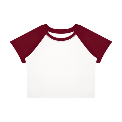 Isabetta | レディース ラグラン カラーブロック ベビー Tシャツ