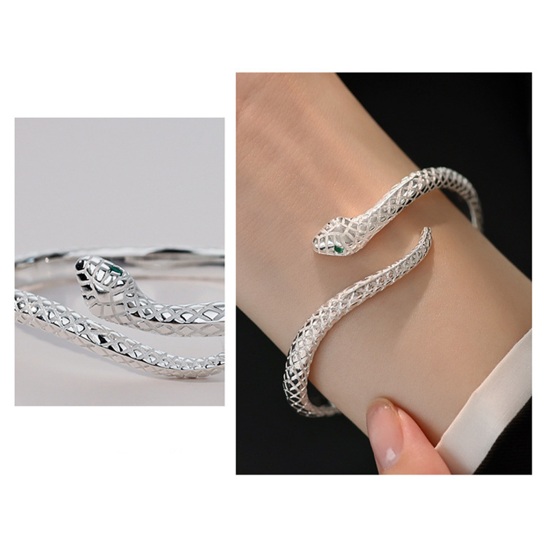Cynthia | ビンテージデザインとエレガントスタイルの蛇モチーフブレスレット