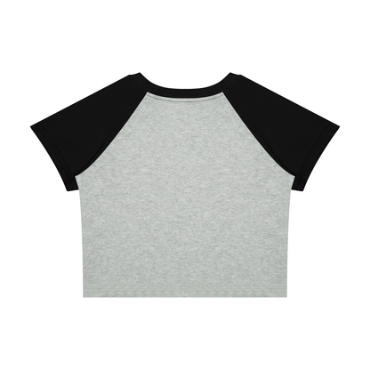 Isabetta | レディース ラグラン カラーブロック ベビー Tシャツ