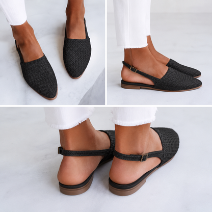 Bianka | バックストラップ付き編みモカシンと快適なデザイン