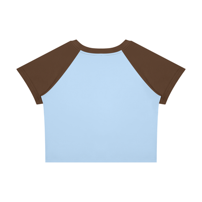 Isabetta | レディース ラグラン カラーブロック ベビー Tシャツ