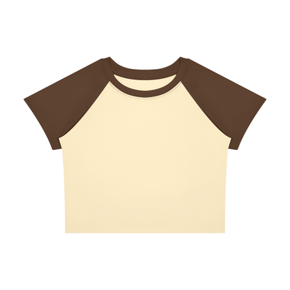 Isabetta | レディース ラグラン カラーブロック ベビー Tシャツ