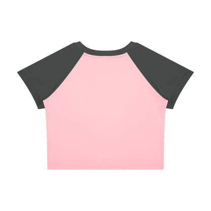 Isabetta | レディース ラグラン カラーブロック ベビー Tシャツ