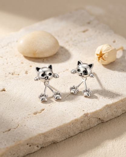 Rosemary | 小さな足が揺れるキュートな猫ピアス