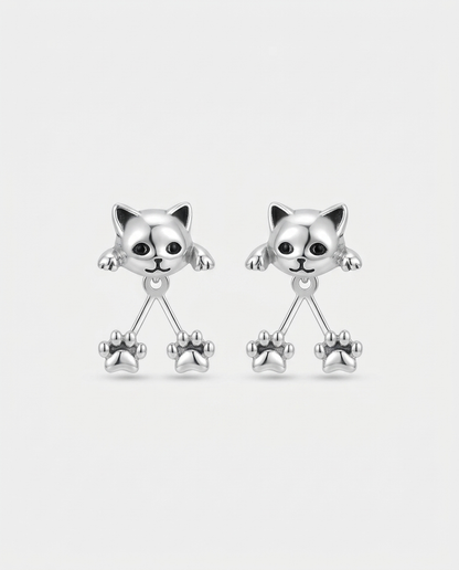 Rosemary | 小さな足が揺れるキュートな猫ピアス