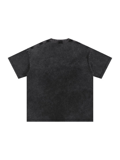 Autumn | スノーウォッシュ オーバーサイズコットンTシャツ