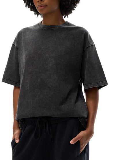 Autumn | スノーウォッシュ オーバーサイズコットンTシャツ