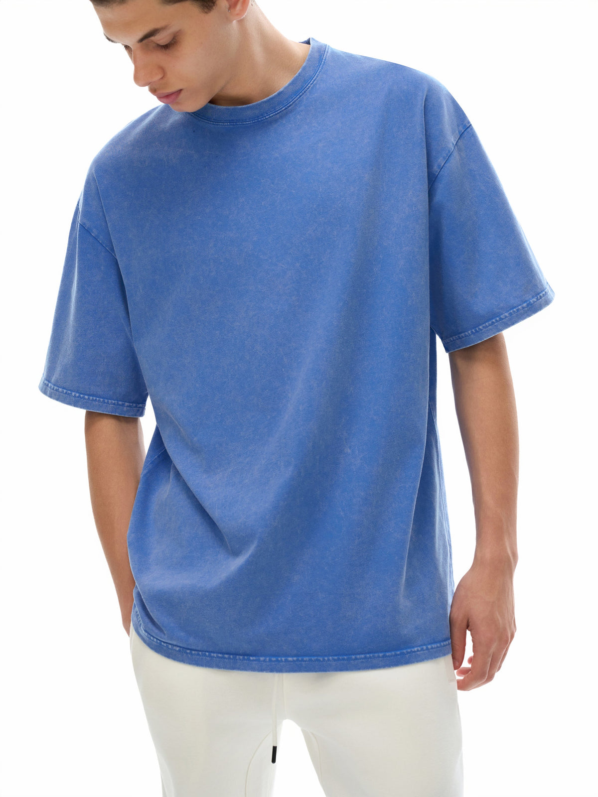 Autumn | スノーウォッシュ オーバーサイズコットンTシャツ