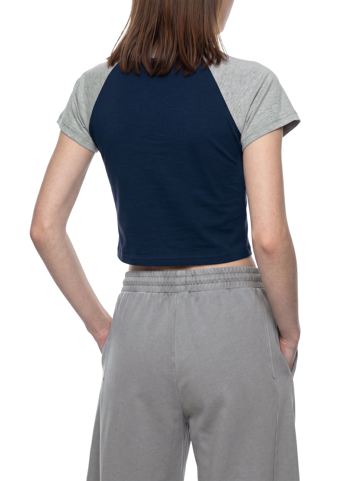 Isabetta | レディース ラグラン カラーブロック ベビー Tシャツ